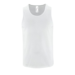 Майка мужская Sporty TT Men белая, размер 3XL для нанесения логотипа