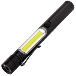 Фонарик-факел LightStream, большой, черный для нанесения логотипа
