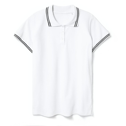 Рубашка поло женская Virma Stripes Lady, белая, размер S