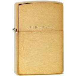 Зажигалка Zippo Classic Brushed, золотистая для нанесения логотипа