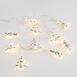 Светодиодная гирлянда Silver Lights, серебристая для нанесения логотипа