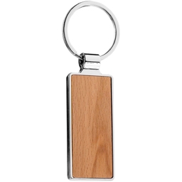 Брелок Wood Rectangle, ver.3 для нанесения логотипа