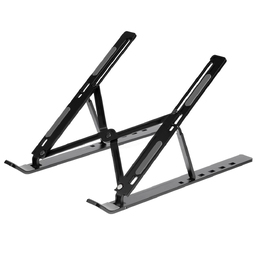 Подставка для ноутбука и планшета Scaffold Light ver.2, черная для нанесения логотипа