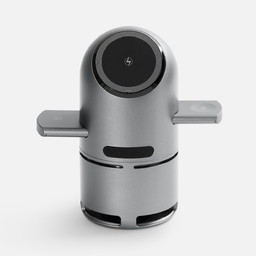 Bluetooth-колонка с беспроводной зарядкой Droid, серая для нанесения логотипа