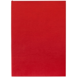 Ежедневник Flat Light, недатированный, красный для нанесения логотипа