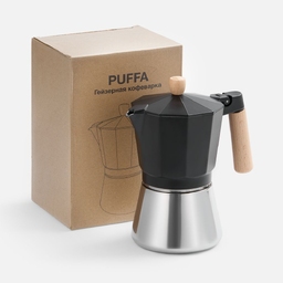 Гейзерная кофеварка Puffa для нанесения логотипа