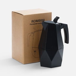 Гейзерная кофеварка Rombini для нанесения логотипа