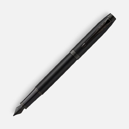 Ручка перьевая Parker IM Achromatic Black, черная для нанесения логотипа