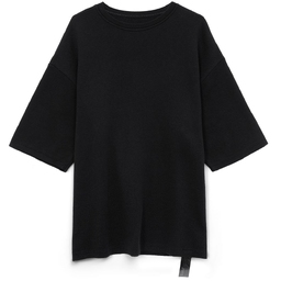 Джемпер с коротким рукавом Siluetti Volumica, черный, размер XL/XXL для нанесения логотипа