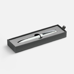 Ручка шариковая Bolt Soft Touch в футляре, белая для нанесения логотипа