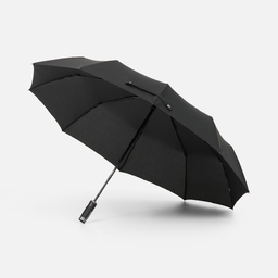 Зонт складной Regenfall, черный для нанесения логотипа