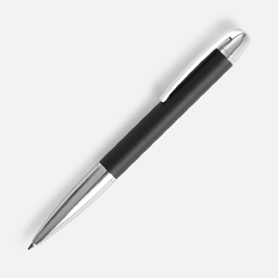 Ручка шариковая Arc Soft Touch, черная для нанесения логотипа