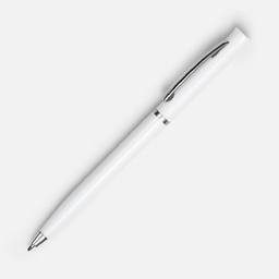 Ручка шариковая Euro Chrome, белая