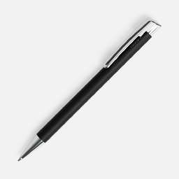 Ручка шариковая Stork, черная для нанесения логотипа