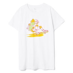 Футболка детская Skateboard, белая, 6 лет для нанесения логотипа