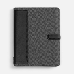 Ежедневник-органайзер Twill, недатированный, черный для нанесения логотипа