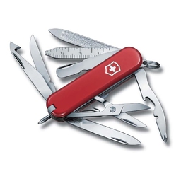 Нож-брелок VICTORINOX Mini Champ, 58 мм, 17 функций, красный для нанесения логотипа