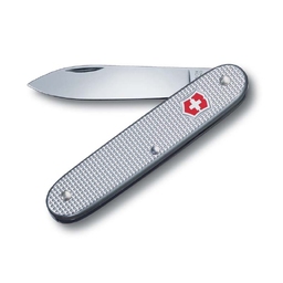 Нож перочинный VICTORINOX Pioneer, 93 мм, 1 функция, алюминиевая рукоять, серебристый для нанесения логотипа