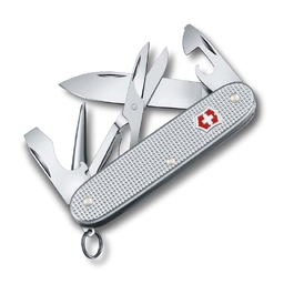 Нож перочинный VICTORINOX Pioneer X, 93 мм, 9 функций, алюминиевая рукоять, серебристый для нанесения логотипа