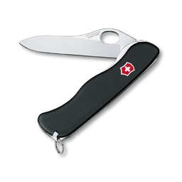 Нож перочинный VICTORINOX Sentinel Clip, 111 мм, 5 функций, с фиксатором лезвия, чёрный для нанесения логотипа