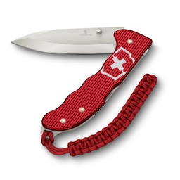 Нож охотника VICTORINOX Evoke Alox 130 мм, 5 функций, с фиксатором лезвия, красный для нанесения логотипа