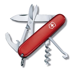 Нож перочинный VICTORINOX Compact, 91 мм, 15 функций, красный для нанесения логотипа