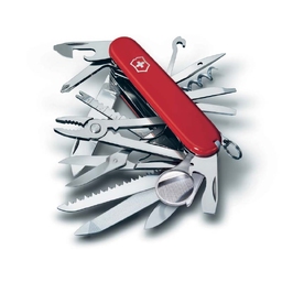 Нож перочинный VICTORINOX Swiss Champ, 91 мм, 33 функции, красный для нанесения логотипа