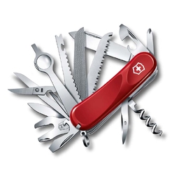 Нож перочинный VICTORINOX Evolution 28, 85 мм, 23 функции, красный для нанесения логотипа