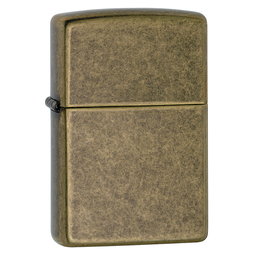 Зажигалка ZIPPO классическая с покрытием античная латунь | Classic Antique Brass, латунь/сталь, матовая, 38x13x57 мм