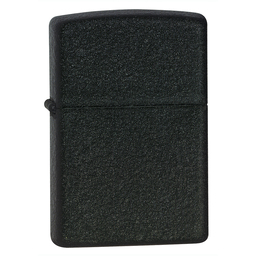 Зажигалка ZIPPO классическая с черным покрытием с кракелюром | Classic Black Crackle™, латунь/сталь, чёрная, матовая, 38x13x57 мм для нанесения логотипа