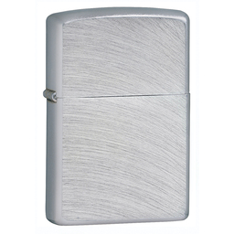 Зажигалка ZIPPO классическая хромированная с дугообразным узором | Classic Chrome Arch, латунь/сталь, серебристая, матовая, 38x13x57 мм для нанесения логотипа