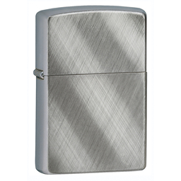 Зажигалка ZIPPO классическая с покрытием матовый хром | Classic Brushed Chrome, латунь/сталь, серебристая, матовая, 38x13x57 мм для нанесения логотипа