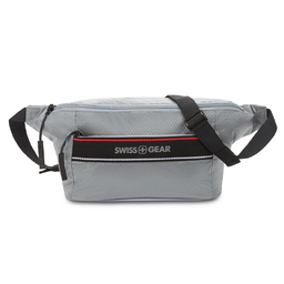 Сумка на пояс SWISSGEAR, светло-серая, полиэстер с плетением рип-стоп, 38 x 5 x 15 см для нанесения логотипа