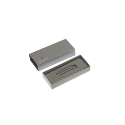 Коробка для ножей VICTORINOX 58 мм толщиной 2 и более уровней (MiniChamp), картонная, серебристая для нанесения логотипа