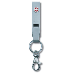 Подвеска на ремень VICTORINOX "Multiclip", с карабином и кольцом для ключей, металлическая для нанесения логотипа