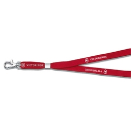 Шнурок на шею VICTORINOX, с карабином, красный, полиэстер / цинковый сплав для нанесения логотипа