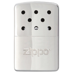 Каталитическая грелка ZIPPO, с покрытием глянцевый хром | High Polish Chrome, серебристая, на 6 ч, 51x15x74 мм для нанесения логотипа