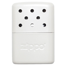 Каталитическая грелка ZIPPO, алюминий с жемчужным покрытием, белая, матовая, на 6 ч, 51x15x74 мм для нанесения логотипа