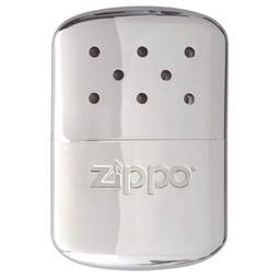 Каталитическая грелка ZIPPO, алюминий с покрытием глянцевый хром | High Polish Chrome, серебристая, 12 ч, 66x13x99 мм для нанесения логотипа