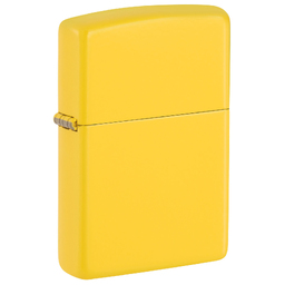 Зажигалка ZIPPO классическая с покрытием цвета подсолнуха | Classic Sunflower, латунь/сталь, желтая, глянцевая, 38x13x57 мм для нанесения логотипа