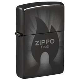 Зажигалка ZIPPO Источник света с черным глянцевым покрытием | Radiant High Polish Black, латунь/сталь, черная, глянцевая, 38x13x57 мм для нанесения логотипа