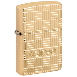 Зажигалка ZIPPO Armor® с покрытием Глянцевая латунь | High Polish Brass, латунь/сталь, золотистая, 38x13x57 мм для нанесения логотипа