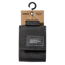 Чехол ZIPPO для широкой зажигалки,нейлон,с нейлоновым фиксатором на ремень, черный для нанесения логотипа