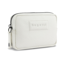 Ключница BUGATTI ЭЛЬЗА | ELSA, с защитой данных RFID, белая, воловья кожа/полиэстер, 11х2х7 см для нанесения логотипа