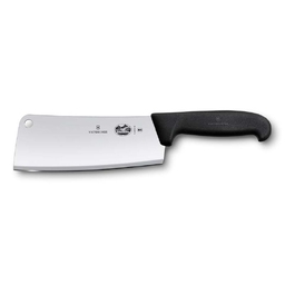 Кухонный топорик VICTORINOX Fibrox, лезвие 18 см, черная рукоять для нанесения логотипа