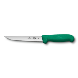 Нож обвалочный VICTORINOX Fibrox с прямым лезвием 15 см, зелёный для нанесения логотипа