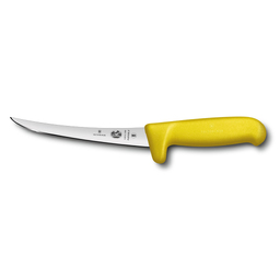 Нож обвалочный VICTORINOX Fibrox, супергибкое лезвие 15 см, жёлтый для нанесения логотипа