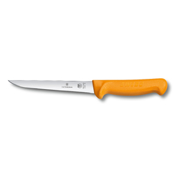 Нож обвалочный VICTORINOX Swibo с прямым лезвием 16 см, жёлтый для нанесения логотипа