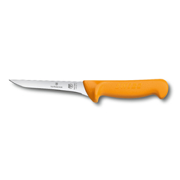 Нож обвалочный VICTORINOX Swibo с изогнутым узким лезвием 13 см, жёлтый для нанесения логотипа