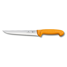Нож жиловочный VICTORINOX Swibo с прямым лезвием 18 см, жёлтый для нанесения логотипа